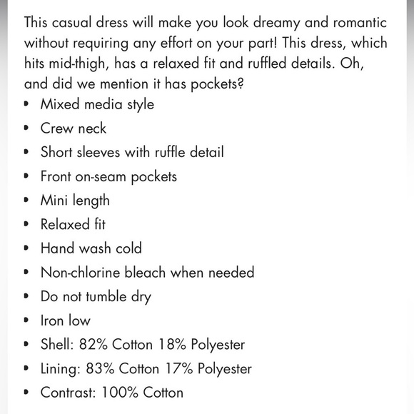 English Factory Mini Dress Cotton Terry In White size Medium - Picture 6 of 10